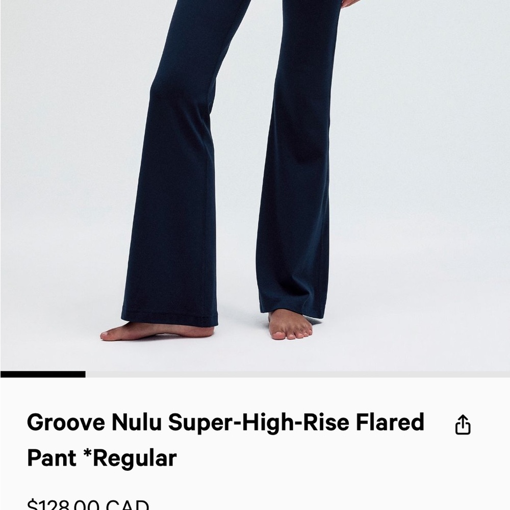 Lululemon Groove Nulu Flare Pants size 6